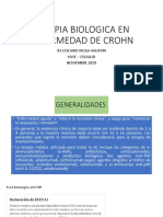 Terapia Biologica en Enfermedad de Crohn