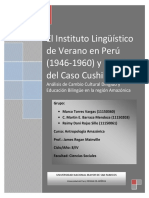 El Instituto Lingüistico de Verano en El Perú