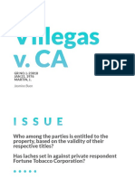 Villegas V CA