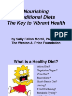 Traditional Diets Weston Price