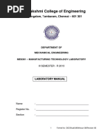 Me8361 Mech MTL Even Iiise Labmanual