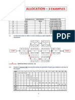 Resource Allocation Example - INF3708