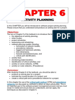 Chapter 6 - Activity Planning