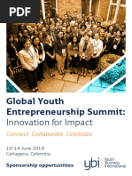 YBI Global Summit Sponsorship Package