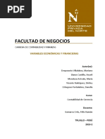 Variables Económicas y Financieras