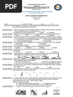 1ST Quarter Exam Science 8