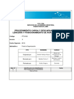 Procedimiento Carga y Descarga de Camión de Lencería 003