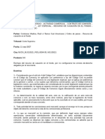 Sentencia Comisión Mercantil