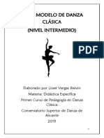 Clase Modelo de Danza Clásica