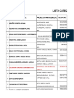 Lista Catequesis