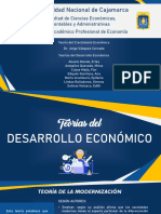 Presentacion de Teorias Sobre Desarrollo Economico PDF