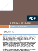 Distribusi Frekuensi Statistika Dan Probabilitas