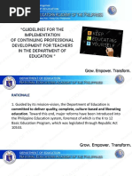 Deped CPD Guidelines