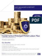 Faysal Active Principal Preservation Plan: October