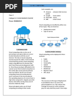 A. Adithyan - Cloud Computing