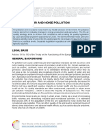 Air and Noise Pollution: Legal Basis General Background