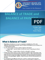 Balance of Trade and Balance of Payment New