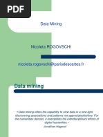 Data Mining: Nicoleta ROGOVSCHI