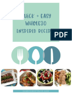 Quick + Easy Whole30: Inspired Recipes