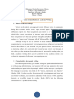 Lecture 1. Introduction To Academic Writing PDF