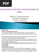 Introduction To Wireless Communication Sy Stems