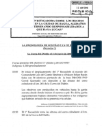 Cronología de Los Hechos en Bagua