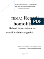 Reactii Homolitice Chimia Anorganica