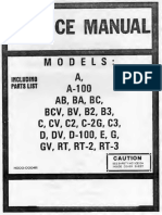 Hammond Service Manual A A-100 BA BC BCV BV B2 B3 C CV C2 C2 Text