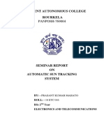 (REPORT) - Automatic Sun Tracking System