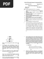 B.Tech VII (Seventh) Semester Examination 2015-16