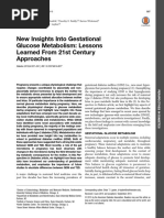 New Insights Into Gestational Glucose Metabolism: Lessons Learned From 21st Century Approaches