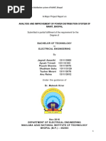 A Major Project Report On: Analysis and Improvement of Power Distribution System of MANIT, Bhopal