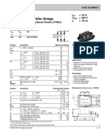 Eco-Pac Three Phase Rectifier Bridge: With Fast Recovery Epitaxial Diodes (FRED)