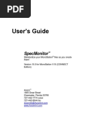 User'S Guide: Specmonitor