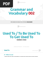 VIP English Club - Grammar and Vocab 002 - Used To