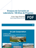 Ensayos de Corrosión en Laboratorio