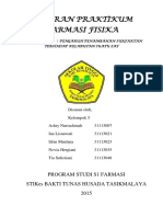 LAPORAN PRAKTIKUM FARMASI FISIKA Kelarut