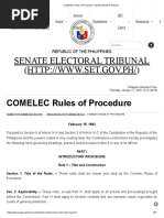 COMELEC Procedure