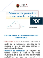 Diapos Estimación de Parámetros Intervalos de Confianza