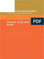 Algebra Through Practice - Volume 3, Groups, Rings and Fields - A Collection of Problems in Algebra With Solutions