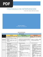 8vo Protocolo de Intervención - Articulación, Alimentación y Procesos Motores