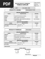 Certificado de Analiisis Tonico Capilar