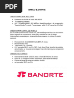 Financiamiento Banorte