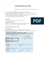 Import GST Configuration