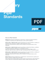 Glossary of Pipe Standards