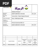 0294PF-N-WM-PW01-PL-TEN-1002 - A01 Technical Note-Pipeline Pigging Philosophy