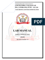 Lab Manual: Shree Ramchandra College of Engineering, Lonikand, Pune - 412 216