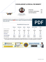 1) Tallentex Result of Pratyush