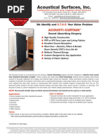 Acousti-Curtain Product Specs