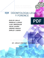 Odontologia Legal y Forence Grupo I